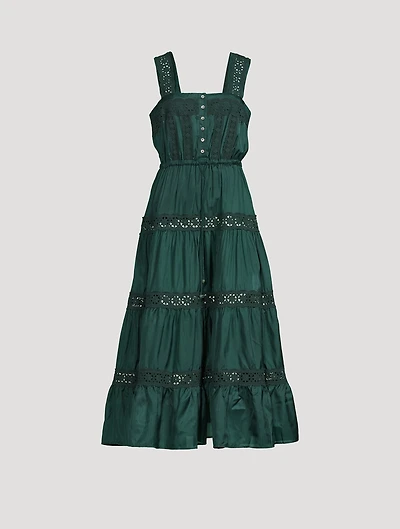 Xylo Silk Midi Dress