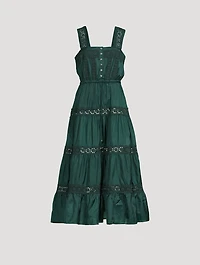 Xylo Silk Midi Dress