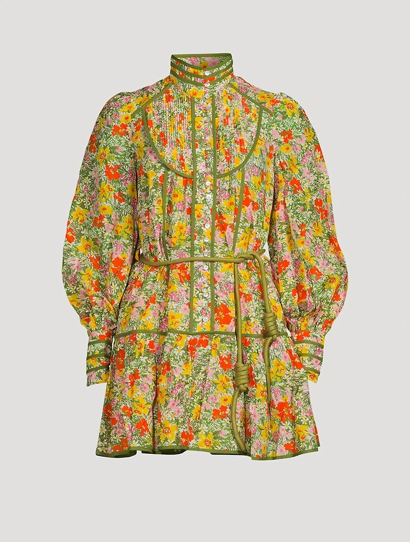 Cabana Shirt Dress Floral Print