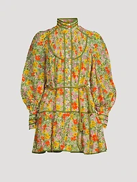 Cabana Shirt Dress Floral Print