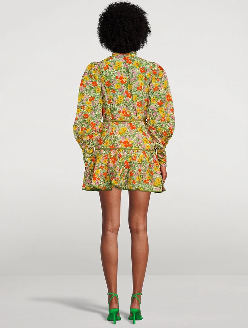 Cabana Shirt Dress Floral Print