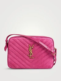 Lou YSL Monogram Suede Camera Bag