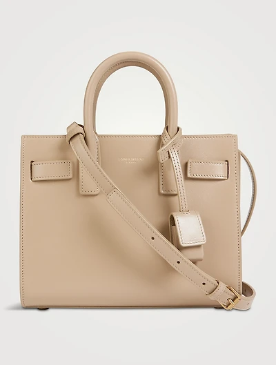 Nano Sac De Jour Leather Satchel