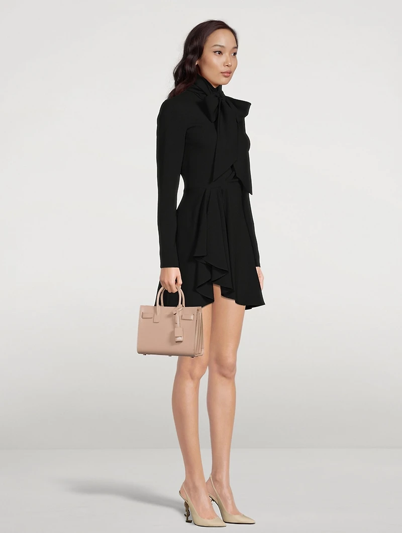 Nano Sac De Jour Leather Satchel