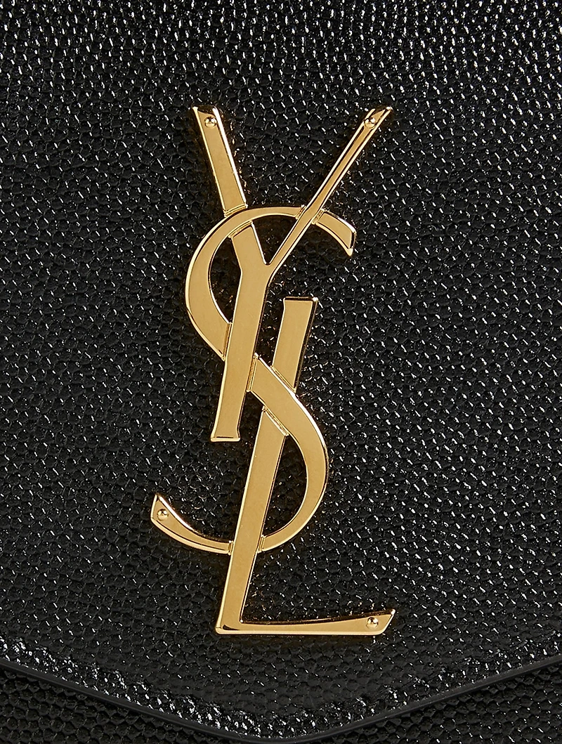 Uptown YSL Monogram Leather Clutch Bag