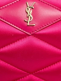 Sade Puffer Satin Clutch