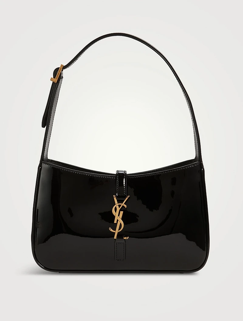 Le 5 À 7 Patent Leather Shoulder Bag