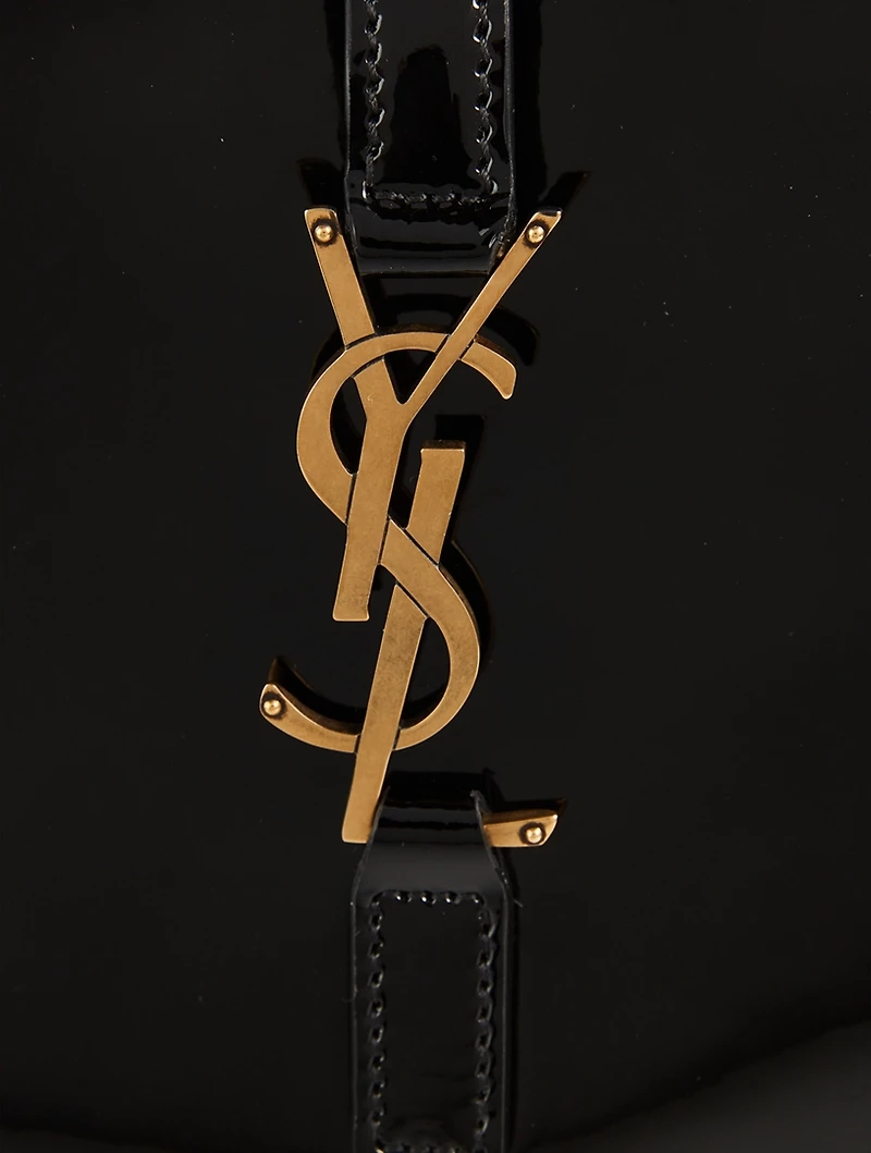 Le 5 À 7 Patent Leather Shoulder Bag