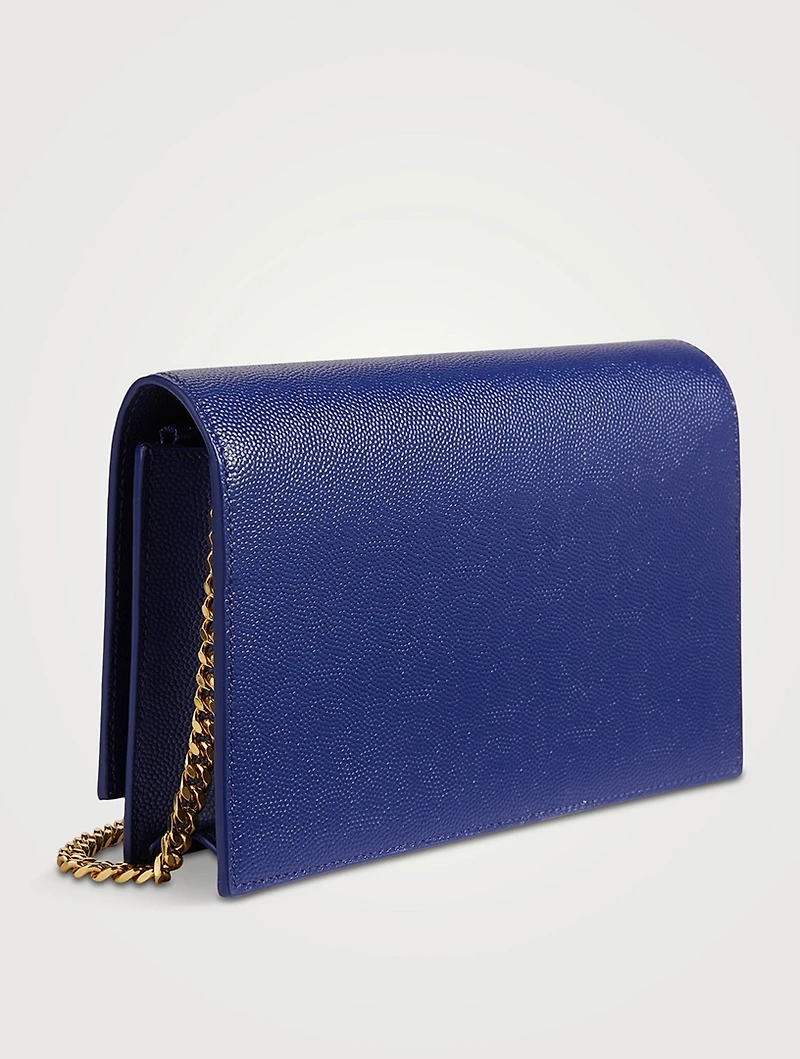 Kate YSL Monogram Leather Chain Wallet