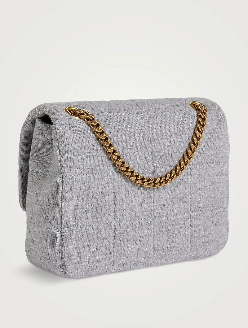 Mini Jamie YSL Monogram Wool Bag