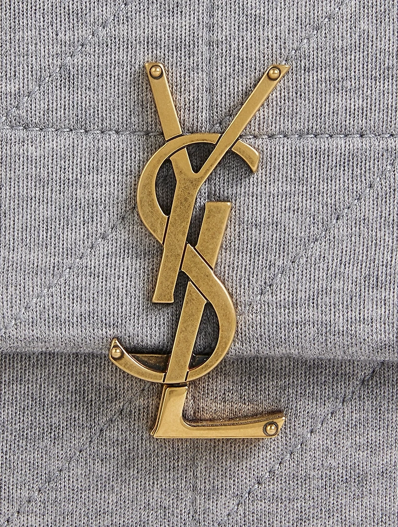 Mini Jamie YSL Monogram Wool Bag