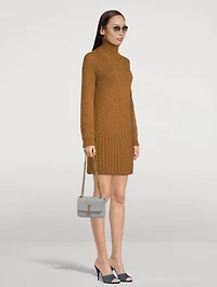 Mini Jamie YSL Monogram Wool Bag