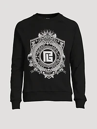 Cotton Embroidered Logo Sweatshirt