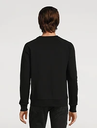 Cotton Embroidered Logo Sweatshirt