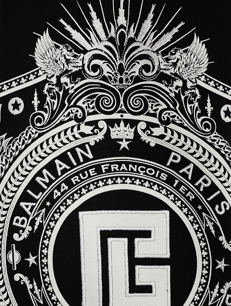 Cotton Embroidered Logo Sweatshirt