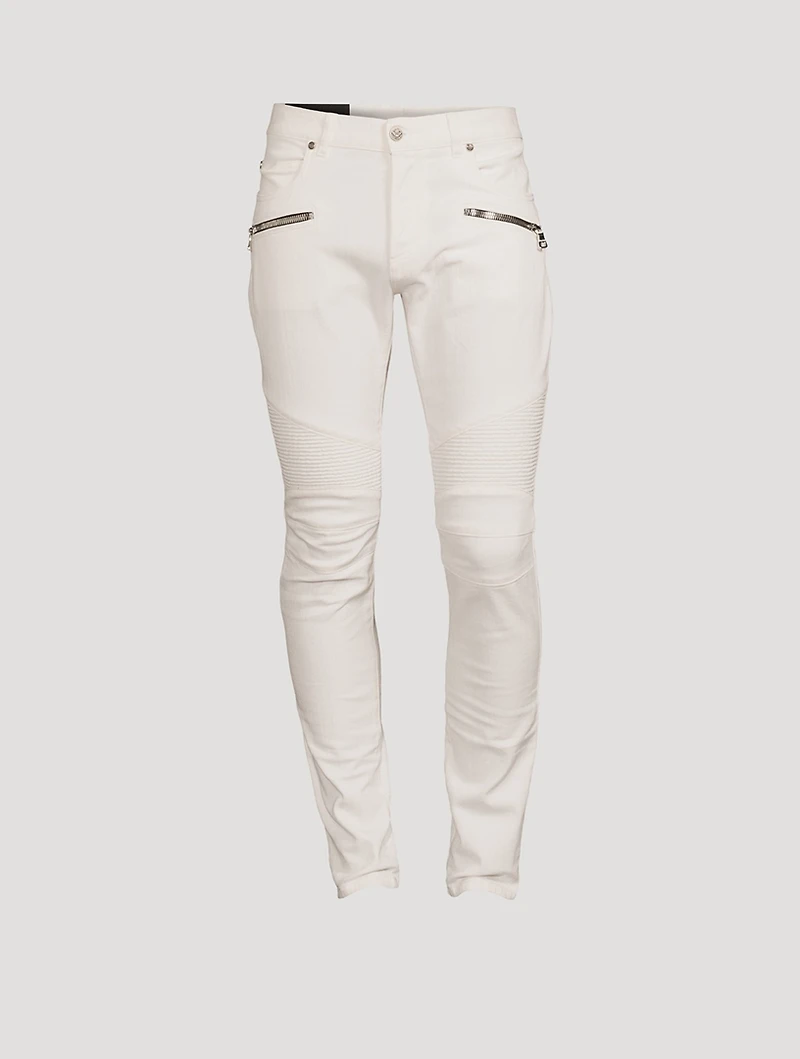 Ribbed Slim-Fit Jeans