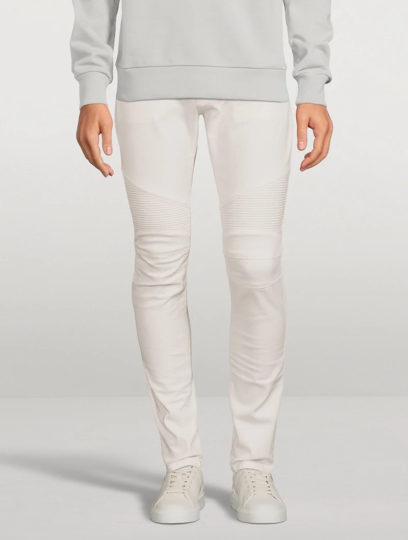 Ribbed Slim-Fit Jeans