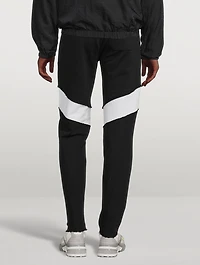 Cotton Drawstring Sweatpants With Badge