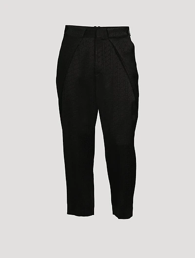Mini Monogram Draped Pants