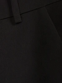 Crepe Straight-Leg Pants