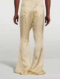 Bolan Glossy Twill Bootcut Pants