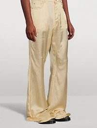 Bolan Glossy Twill Bootcut Pants