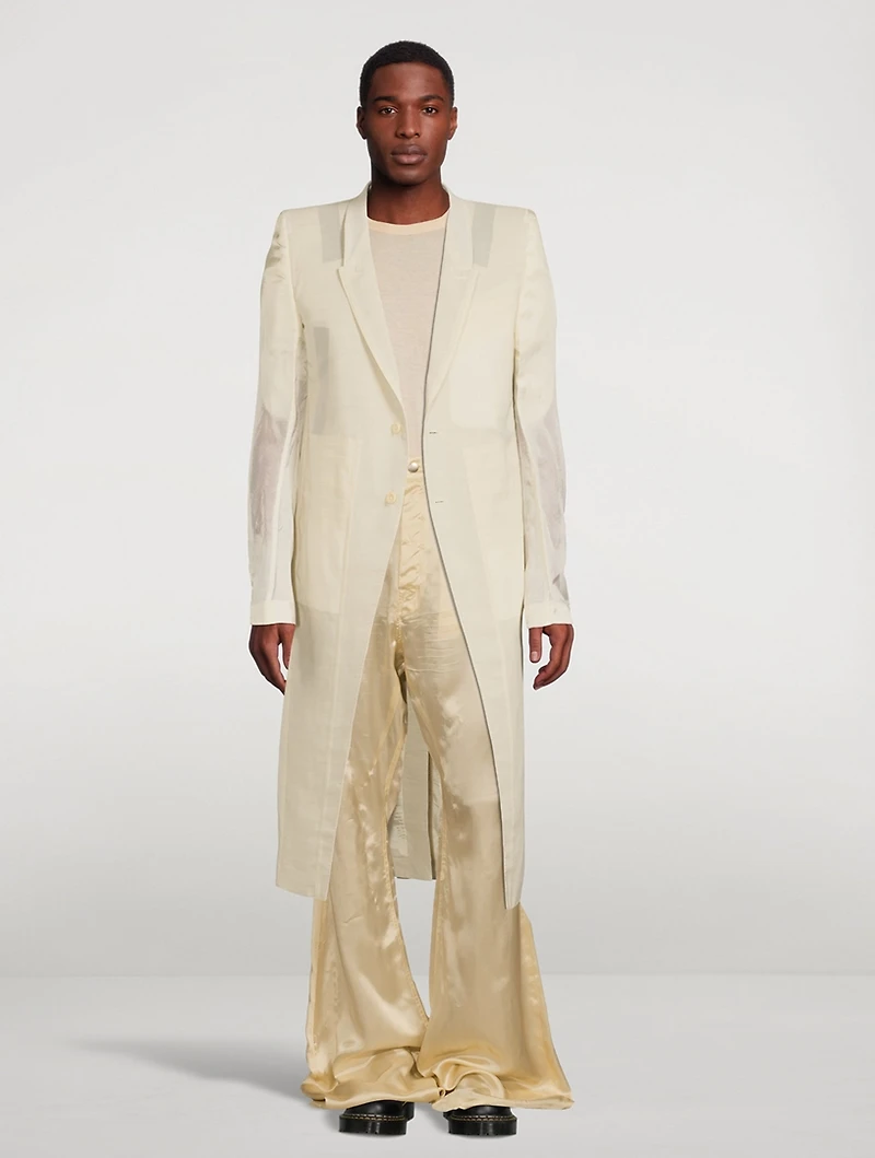 Bolan Glossy Twill Bootcut Pants