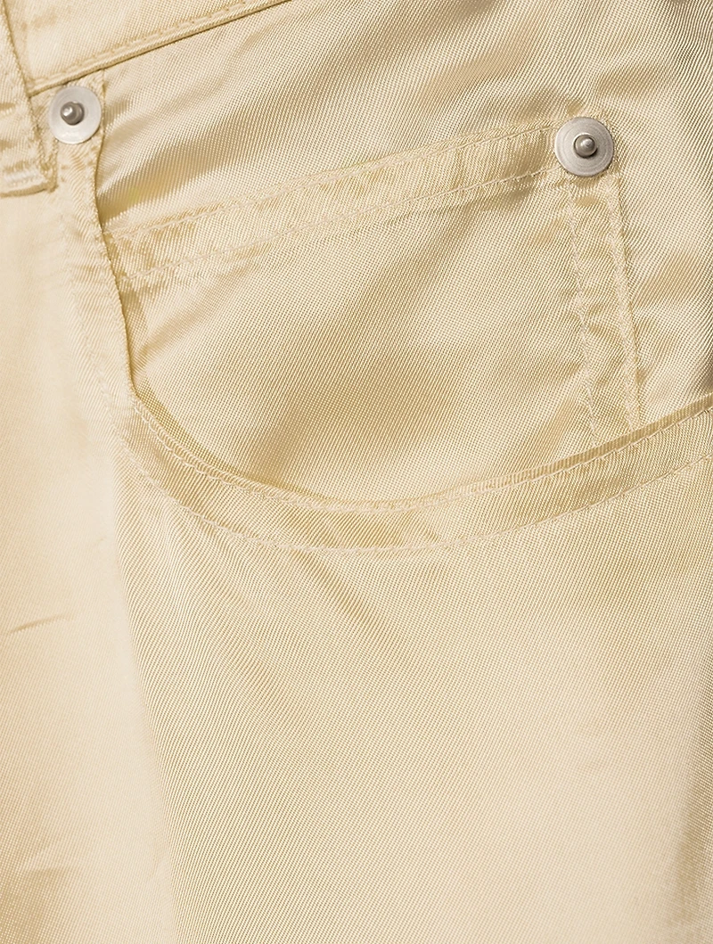 Bolan Glossy Twill Bootcut Pants