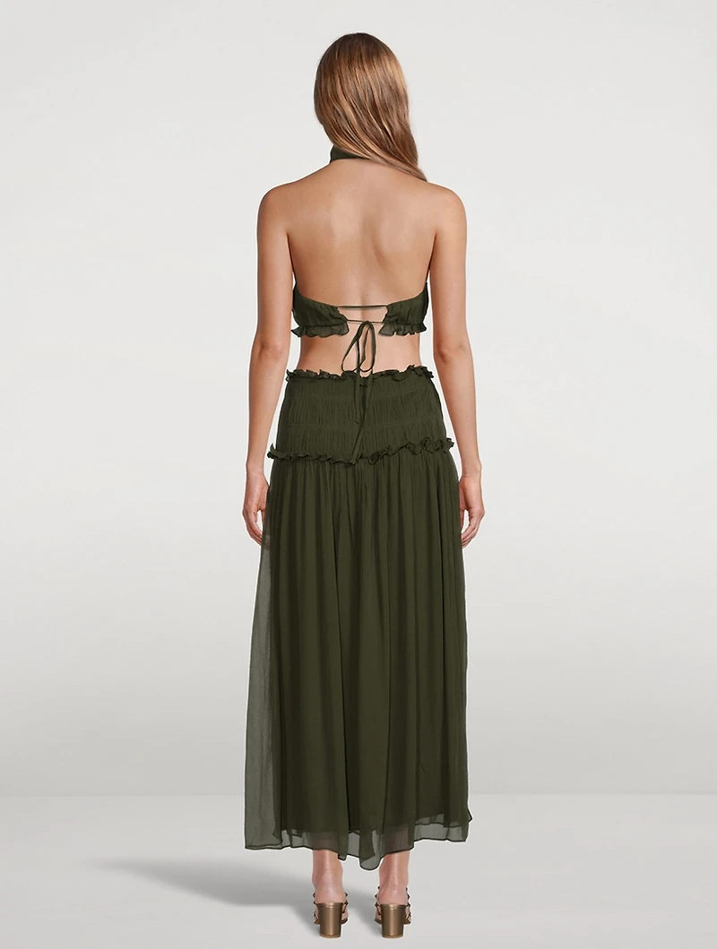 Safira Cut-Out Midi Dress