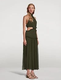 Safira Cut-Out Midi Dress
