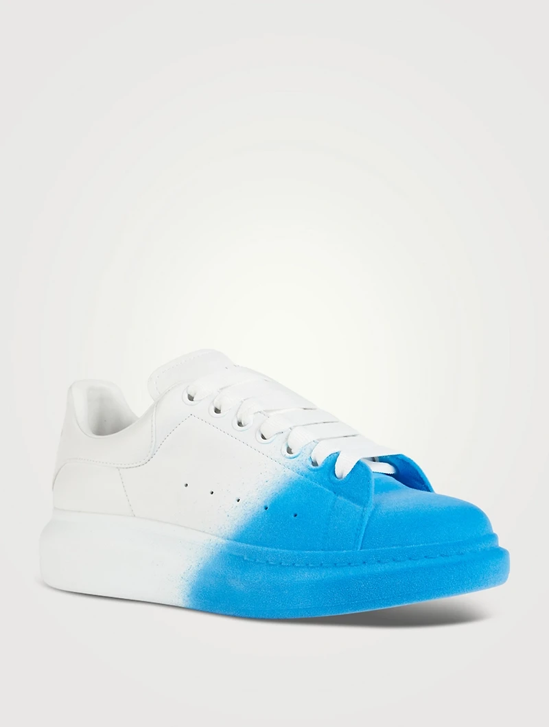 Oversized Spray Leather Sneakers