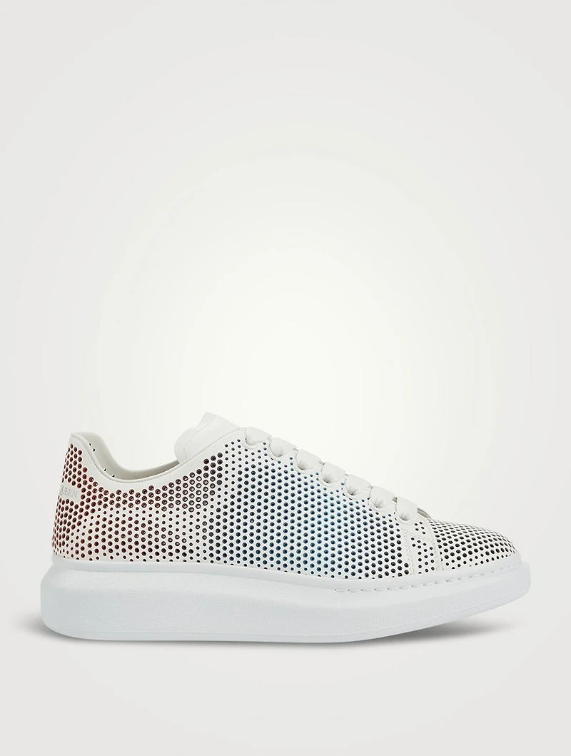 Oversized Perforated Leather Sneakers