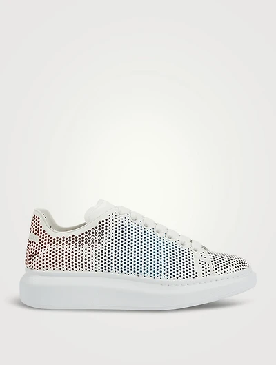 Oversized Perforated Leather Sneakers