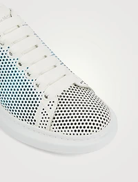 Oversized Perforated Leather Sneakers