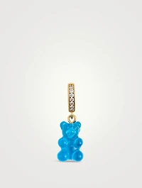 Nostalgia Bear Pavé Connector Pendant