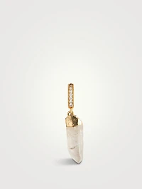 Rock Pavé Crystal Pendant