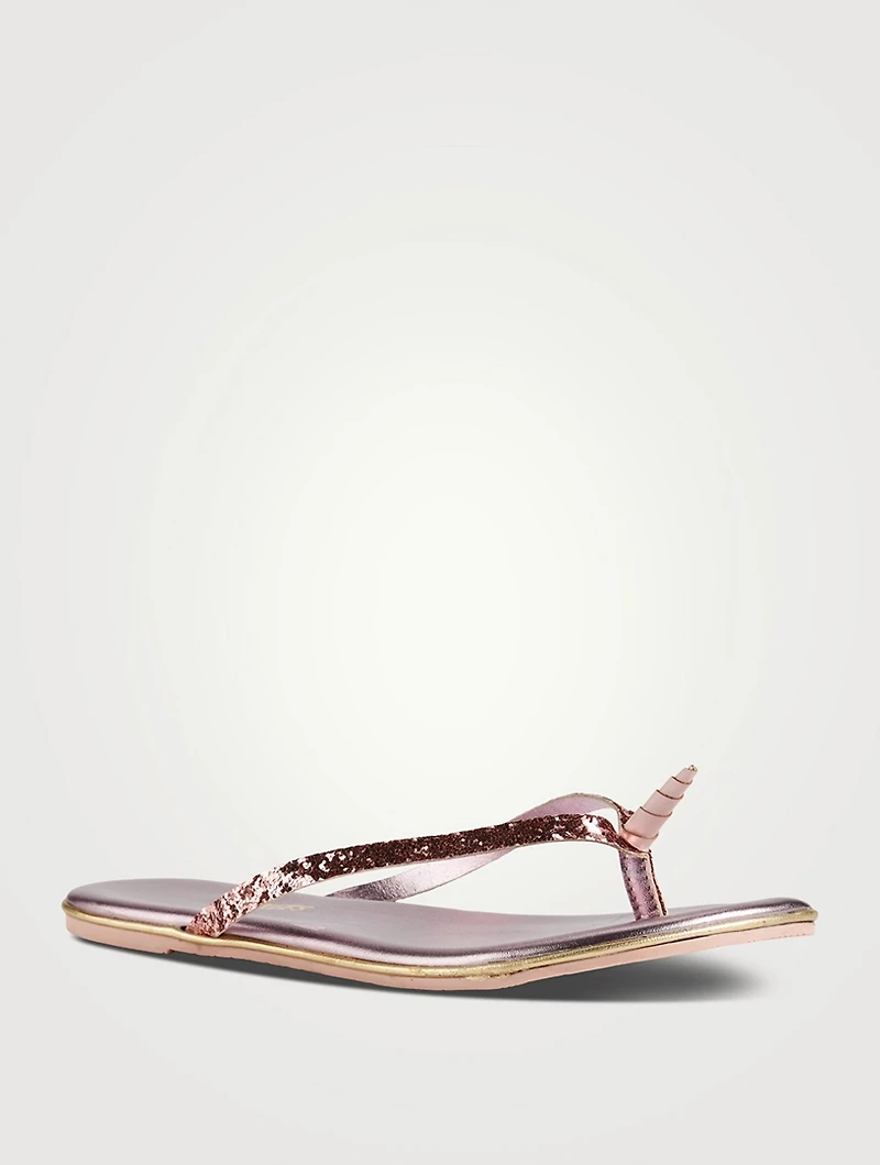 Mini Unicorns Thong Sandals
