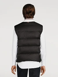 Nylon Four-Bar Down Vest