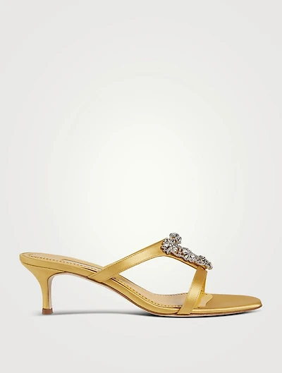 Trinamu Satin Mules
