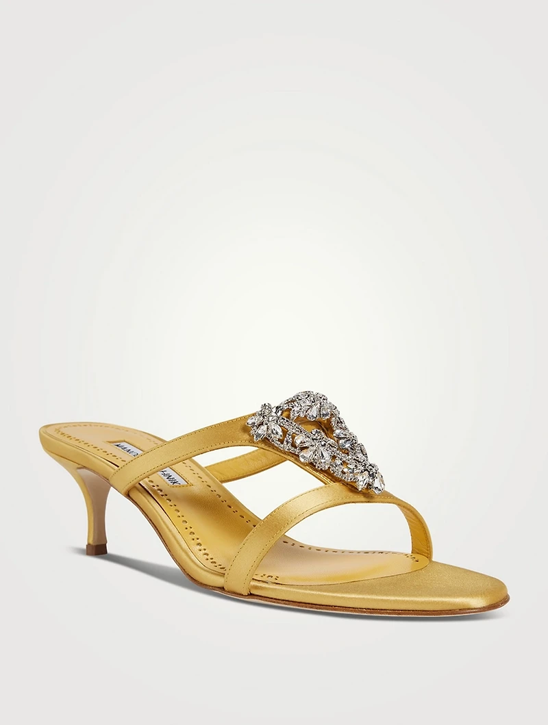 Trinamu Satin Mules