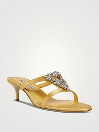 Trinamu Satin Mules