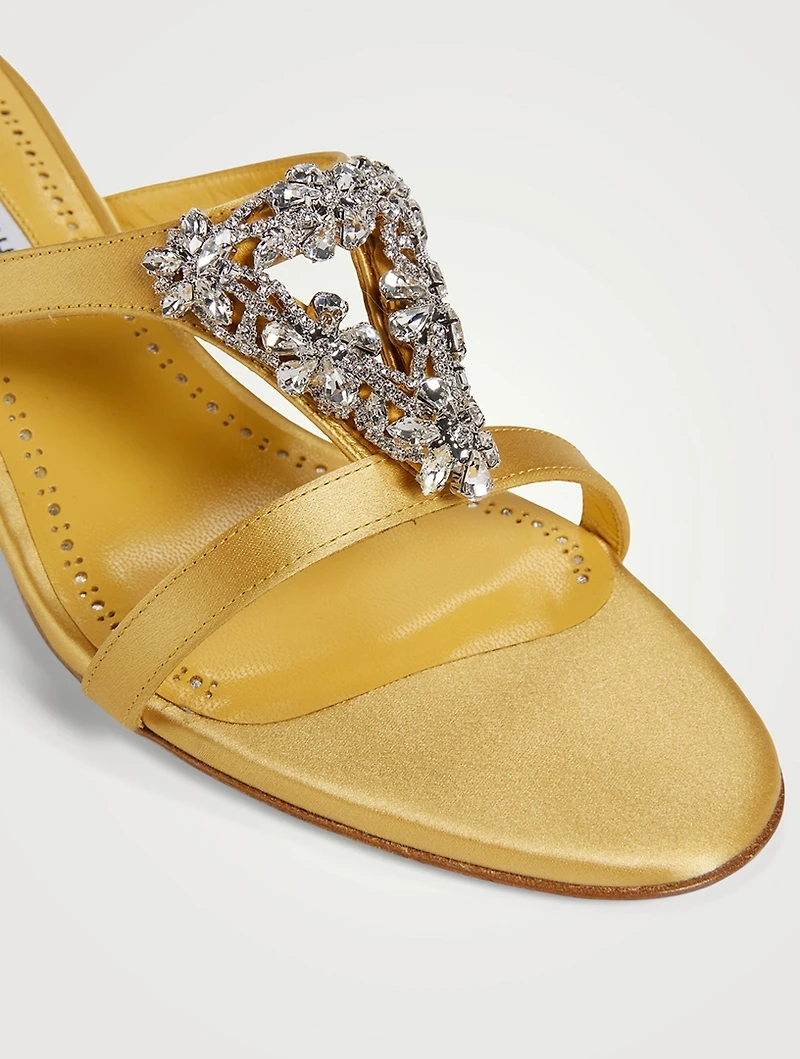 Trinamu Satin Mules