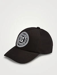 Monogram Badge Baseball Cap