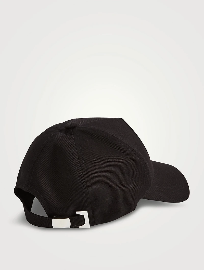 Monogram Badge Baseball Cap