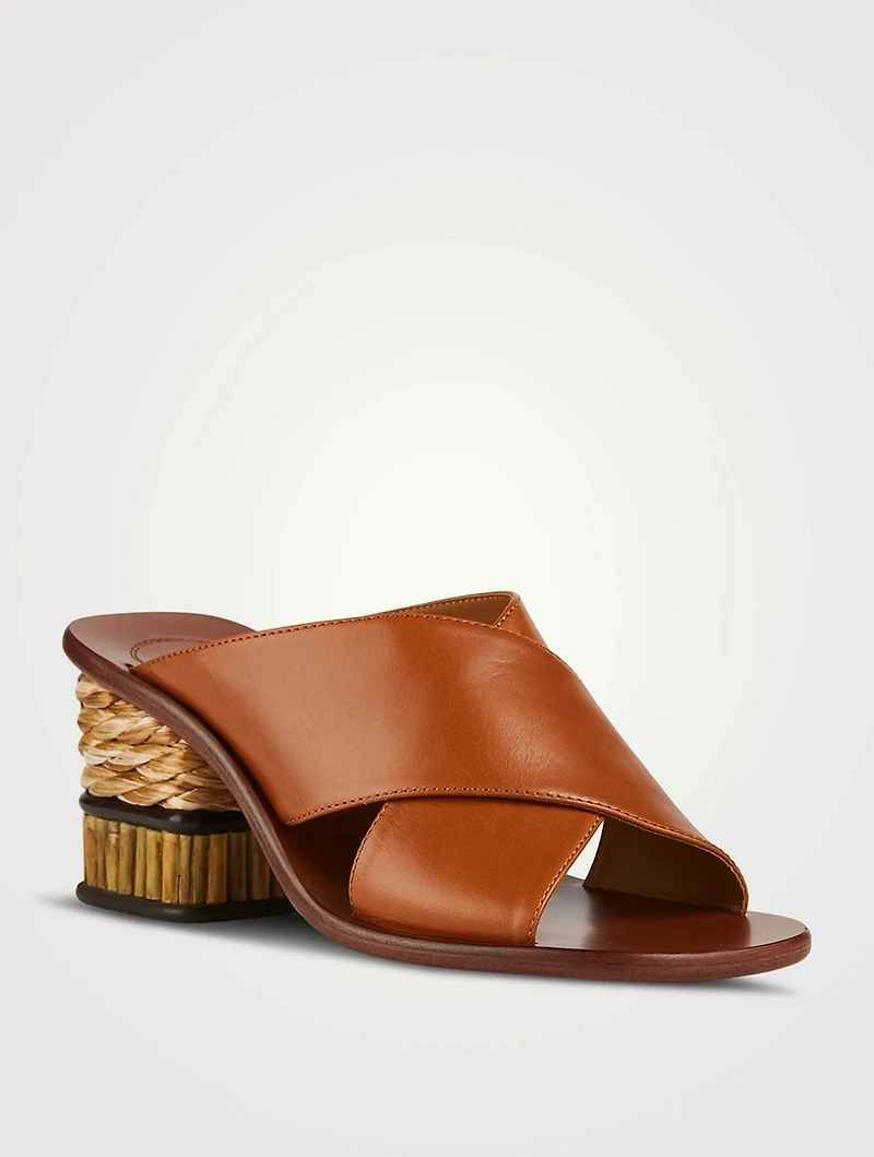 Laia Leather Mules
