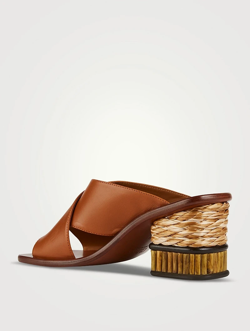 Laia Leather Mules