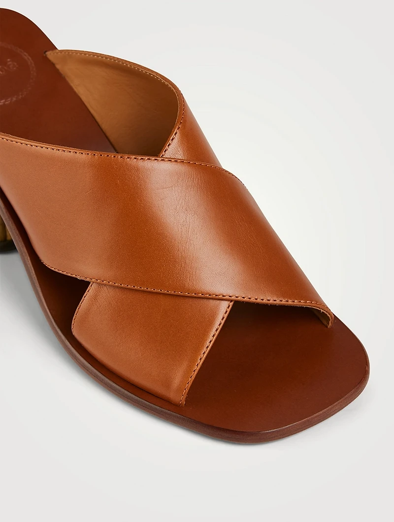 Laia Leather Mules