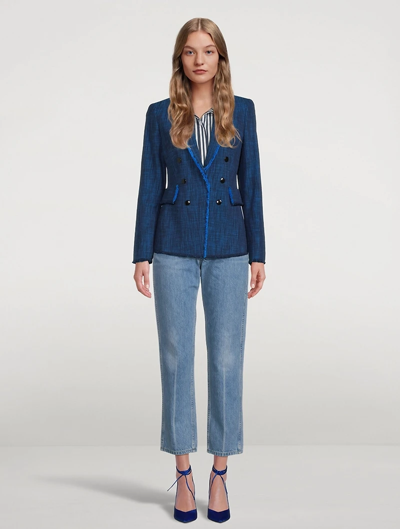 Sheila Pocket Shirt Stripe Print