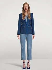 Sheila Pocket Shirt Stripe Print