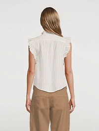 Lauren Ruffled Shirt Print